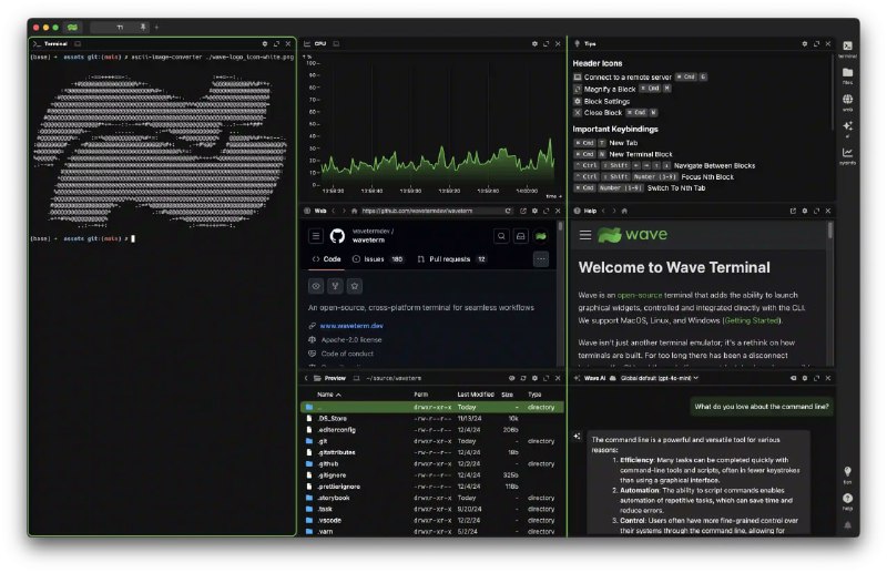 现代开发离不开终端和浏览器的频繁切换：查文档、预览文件、监控系统、调用 AI 助手等