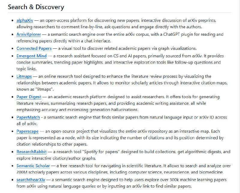 awesome-arxiv：科研工作者的宝藏清单，一站式解决arXiv论文发现、阅读与研究工具需求