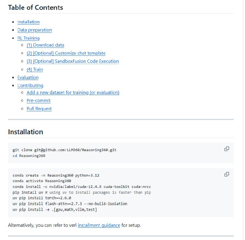Reasoning360：助力大规模推理模型研究的开源项目