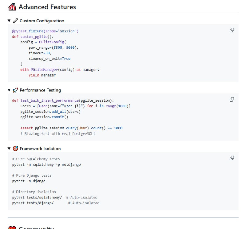 py-pglite：让Python测试与PostgreSQL无缝对接，无需安装PostgreSQL，即可在测试中享受PostgreSQL的强大功能