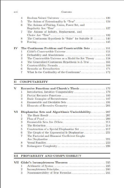 俄罗斯数学家尤里·马宁的著作《数学家的数学逻辑课程》英文版第二版现在面向公众免费开放了 | #电子书本书是为数学家提供的一本高级的数学逻辑教科书，涵盖了数学逻辑的重要发现，如连续统假设的独立性、可数集的丢番图性质以及一些古老问题的算法不可解性