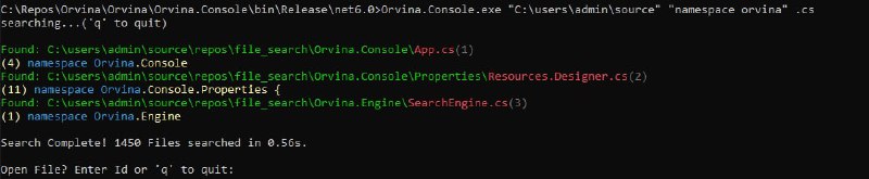 Orvina：最快的文本搜索实用程序之一：轻松搜索整个驱动器  #工具