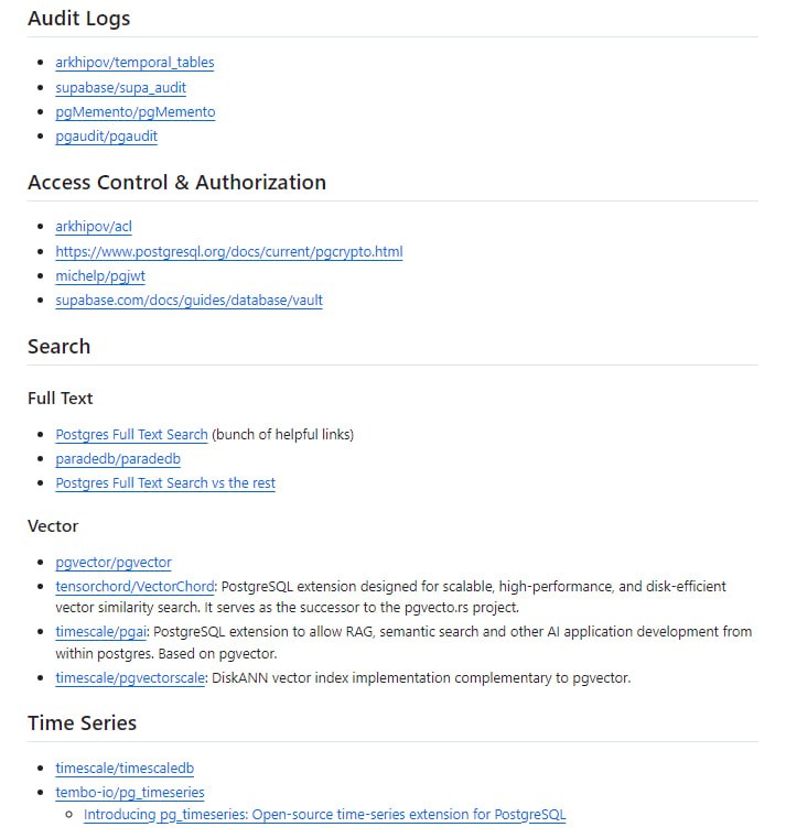 Postgres for Everything (e/postgres)：倡导使用PostgreSQL数据库解决各种问题的项目，旨在简化技术栈，提高开发效率Postgres for Everything (e/postgres)：倡导使用PostgreSQL数据库解决各种问题的项目，旨在简化技术栈，提高开发效率