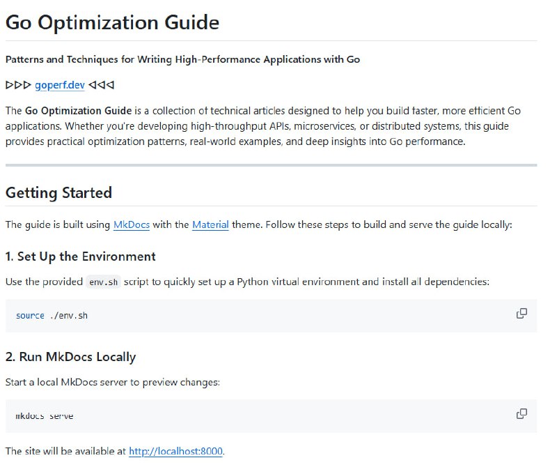 Go Optimization Guide：为Go开发者提供高性能应用优化的实战指南