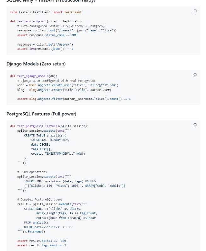 py-pglite：让Python测试与PostgreSQL无缝对接，无需安装PostgreSQL，即可在测试中享受PostgreSQL的强大功能
