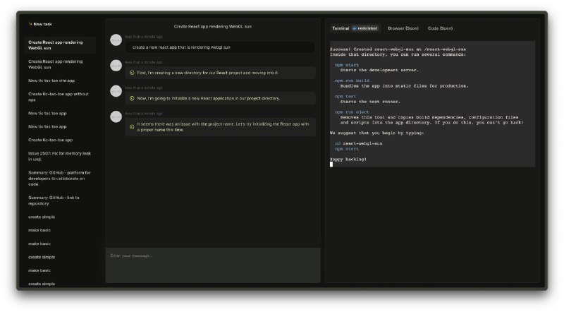 codel：可以用来完成各种复杂的任务和项目的自动化AI Agent，无论是使用终端、浏览器还是编辑器