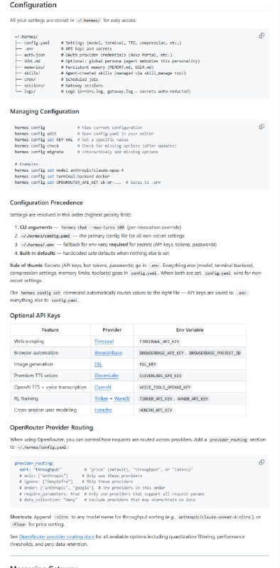 Hermes Agent：一个完全开源的AI智能代理，能安装在你的服务器上，自动连接Telegram、Discord、Slack、WhatsApp等多个聊天平台，成为你持续进化的个人助手