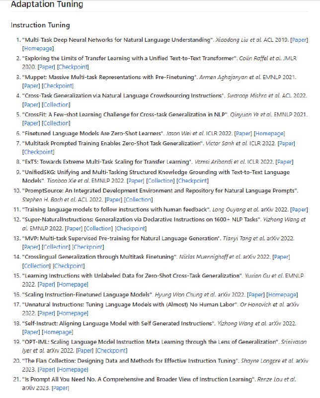 大型语言模型相关文献资源列表 | LLMSurvey大型语言模型相关文献资源列表 | LLMSurvey