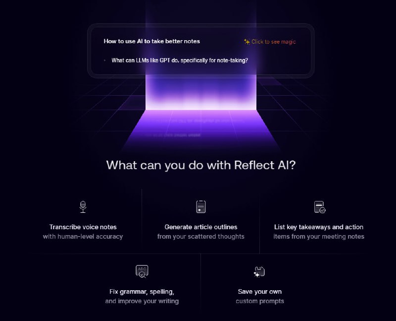 一个端对端加密的Ai笔记工具Reflect | demo videos | docs | #工具 #笔记工具一个端对端加密的Ai笔记工具Reflect | demo videos | docs | #工具 #笔记工具