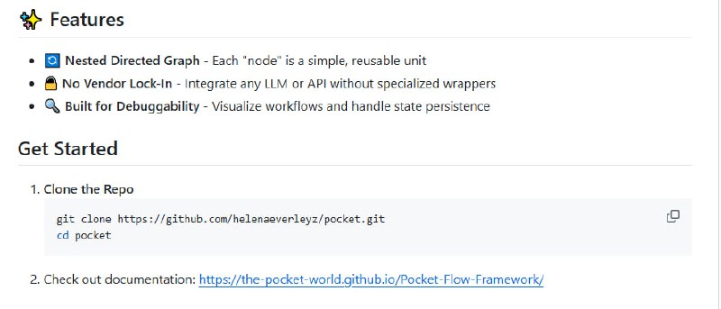 Pocket Flow Framework：让LLM（大型语言模型）能够自主编程，快速构建企业级AI系统