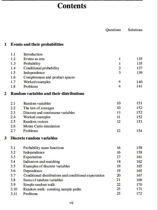 一本概率论和随机过程的练习题集,包含了超过1000道练习题及其解答