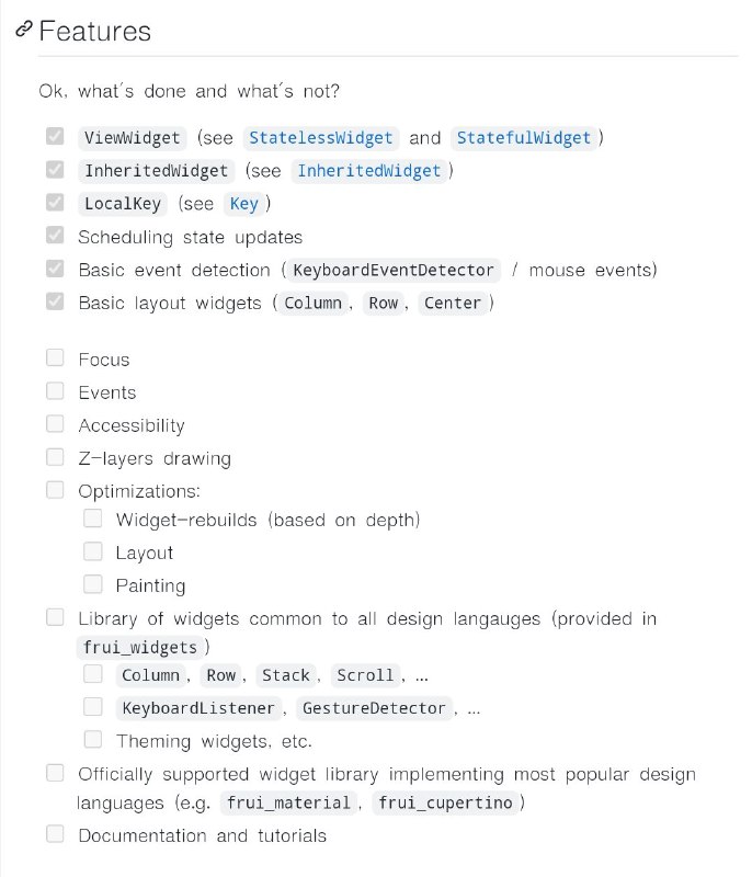 对开发者友好的Rust用户界面框架  该框架仍处于开发的试验阶段