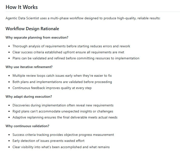 数据科学工作流程复杂，涉及规划、执行、验证和反思多个环节，单靠传统工具难以高效协作和持续优化
