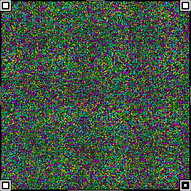 libcimbar：用二维码传输文件一般二维码只能容纳 2.9KB 的数据，用来放超链接和文本足够了