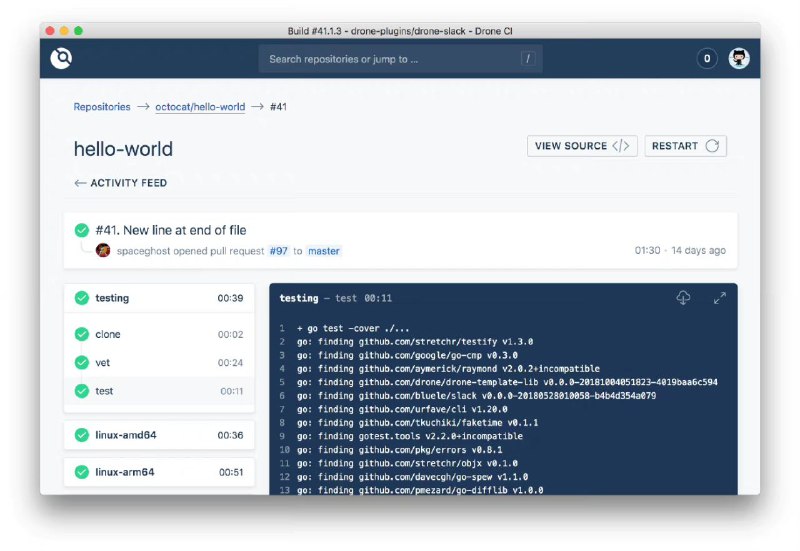 drone是一个基于容器技术的持续交付系统