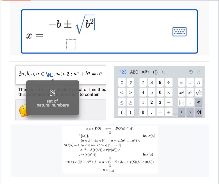 A Web Component for Math Input：为网页提供易于使用的数学公式输入界面的强大 Web 组件