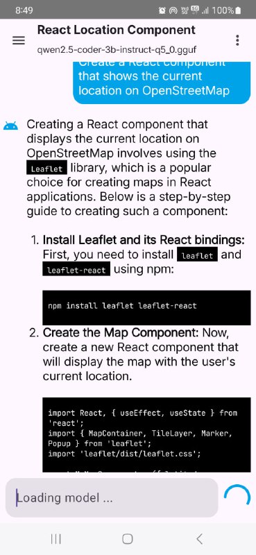 SmolChat-Android：一款在安卓设备上本地运行小型语言模型的应用，让用户能够与智能模型进行互动，无需联网即可享受个性化对话体验SmolChat-Android：一款在安卓设备上本地运行小型语言模型的应用，让用户能够与智能模型进行互动，无需联网即可享受个性化对话体验