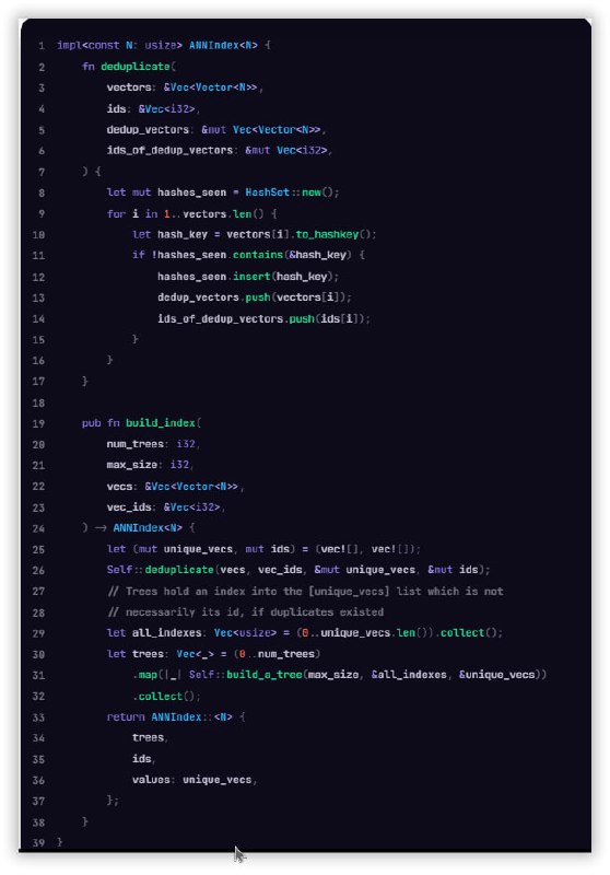 Vector Search in 200 Lines of Rust：用200行Rust代码写一个向量搜索数据库由于人工智能/机器学习的快速发展，向量数据库随处可见