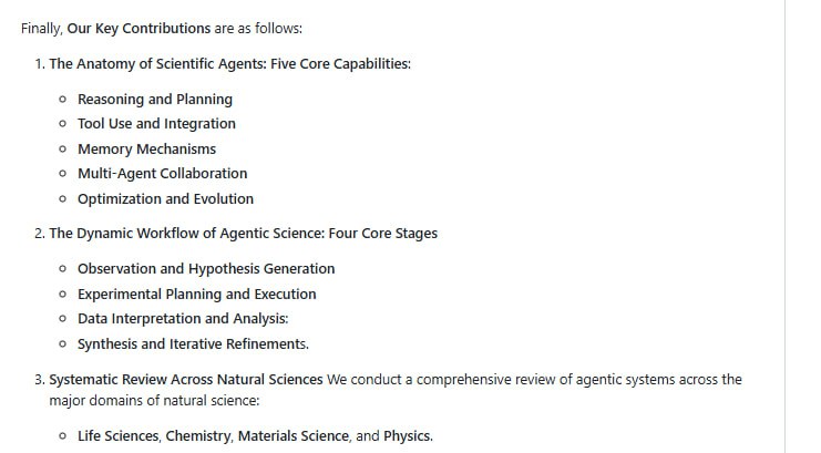 “Agentic Science”项目汇总了AI自主科学探索的最新进展，展示了AI如何从辅助工具成长为能独立提出假设、设计实验、分析数据乃至迭代改进理论的“科学家”