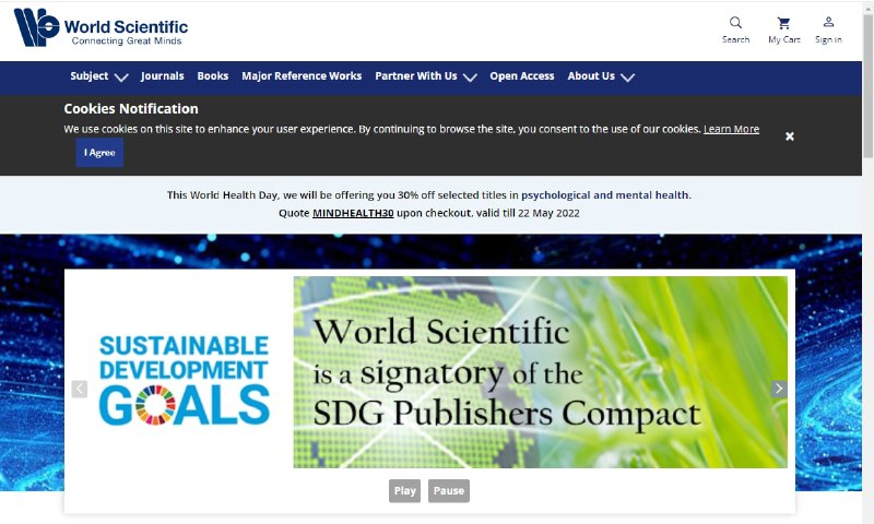 外文书数据库World Scientific世界科技出版公司（World Scientific）成立于1981年，是当今亚太地区规模最大的英文科技出版公司