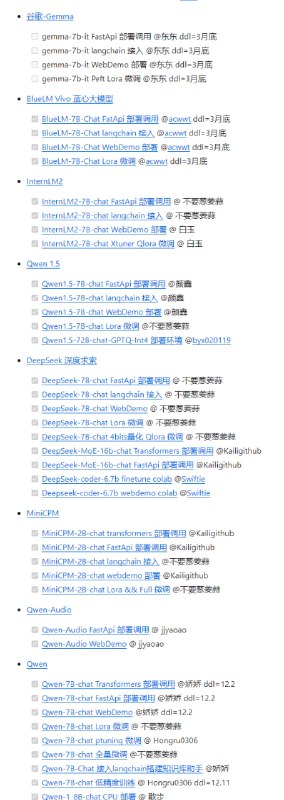 开源大模型使用指南 | #指南本项目是一个围绕开源大模型、针对国内初学者、基于 AutoDL 平台的中国宝宝专属大模型教程，针对各类开源大模型提供包括环境配置、本地部署、高效微调等技能在内的全流程指导，简化开源大模型的部署、使用和应用流程，让更多的普通学生、研究者更好地使用开源大模型，帮助开源、自由的大模型更快融入到普通学习者的生活中