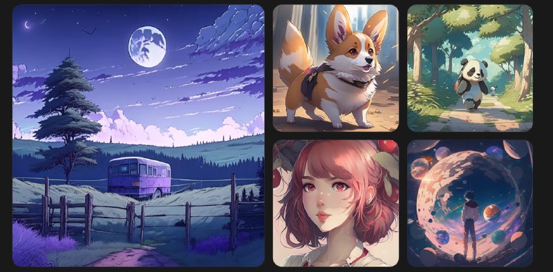 fusionbrain：免费版 Midjourney 网址打开就能用，有多种绘画风格，支持无限画布，免注册免登录