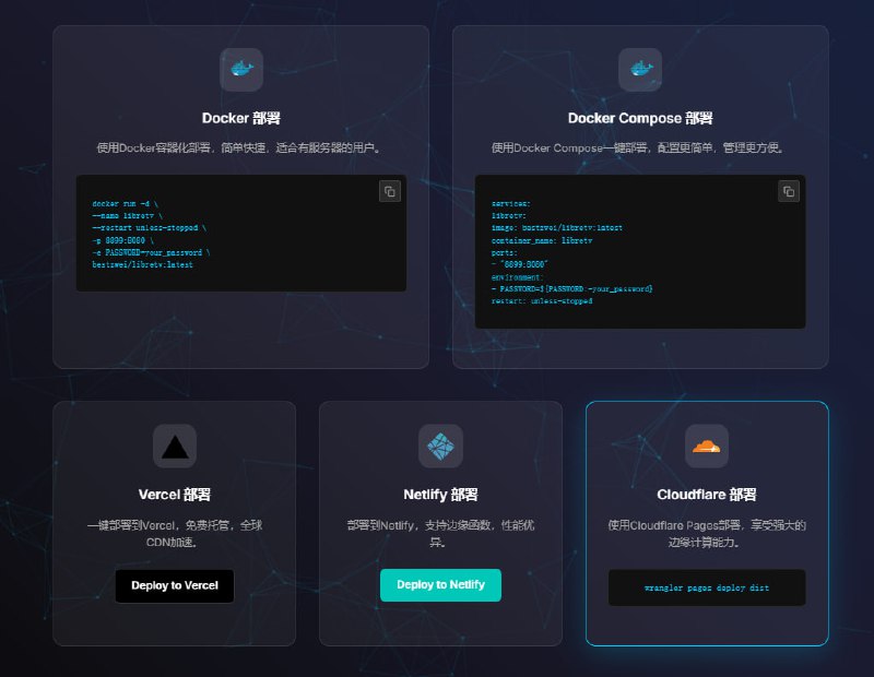 Libre TV ：本地一键部署的影视平台， 开源免费