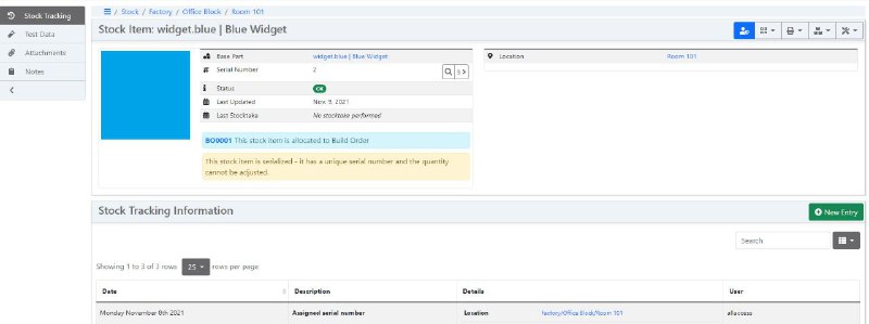GitHub 上一款开源的库存管理系统：InvenTree，简单易用，可用于跟踪及管理各类库存零件，并支持生成各种报告，可扩展性强