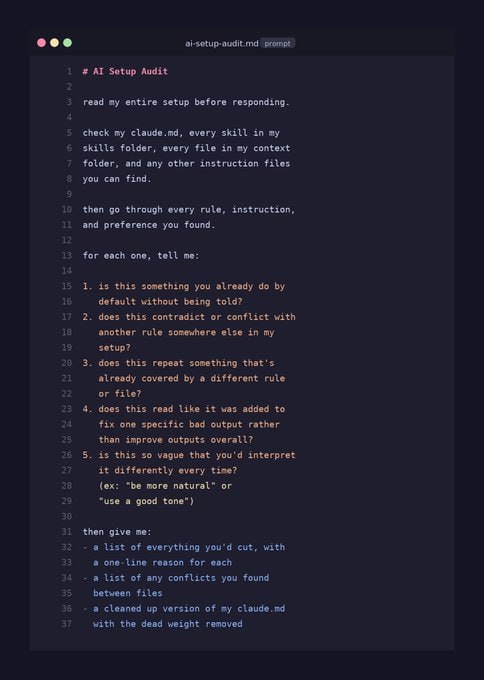 你的Claude Code越来越笨，是因为你管太多了 | 帖子给AI堆砌越来越多的规则，反而会让输出质量下降