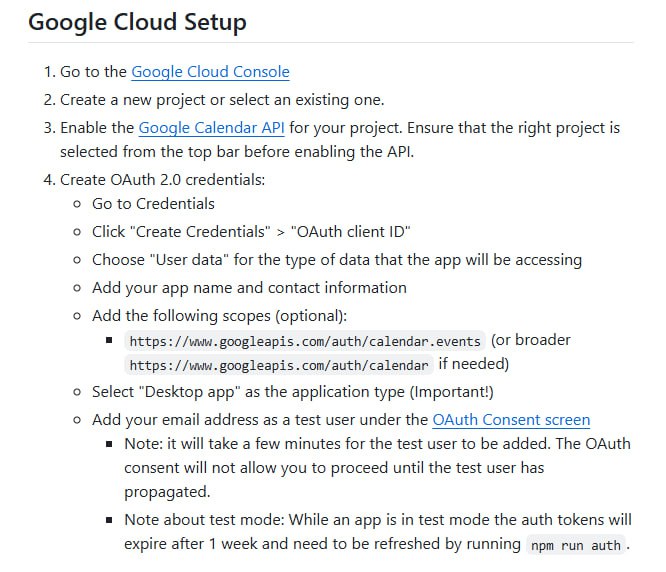 google-calendar-mcp：为Google日历提供强大且灵活的模型上下文协议（MCP）服务器，让日程管理更智能