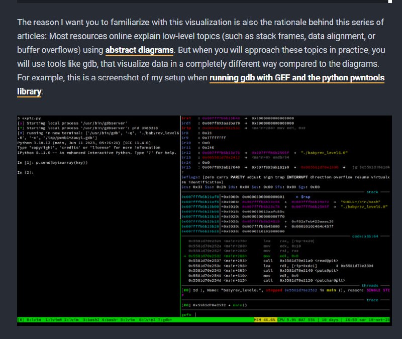 x86-64汇编交互指南：数据移动篇 - 深入理解x86-64架构下数据在内存中的移动方式，通过交互式示例学习基础汇编指令 | #指南本文中的所有可视化都模拟了现实场景中数据的可视化方式，使用了 CTF 比赛中流行的 gdb 或PWNDBG等工具