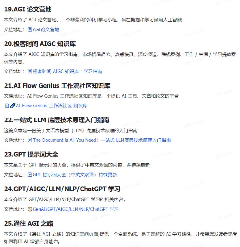 晓雅聊AI | AI类知识文档全网合集晓雅聊AI | AI类知识文档全网合集
