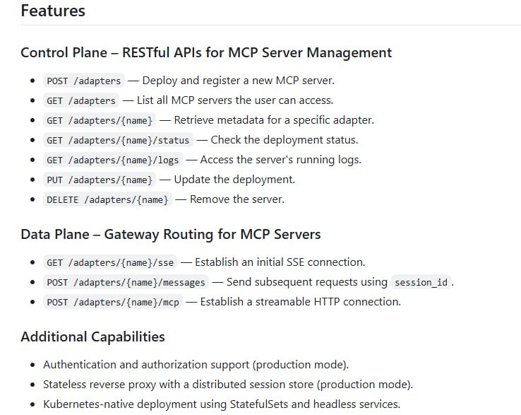 MCP Gateway：面向 Kubernetes 环境的 MCP 服务器反向代理与管理层，专为实现可扩展、会话感知的请求路由及服务器生命周期管理设计