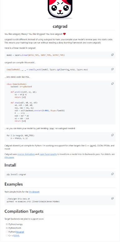 catgrad：使用范畴论和静态编译技术优化深度学习训练过程的编译器