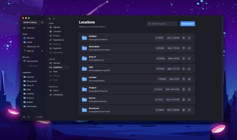一款颜值颇高且功能丰富的跨平台文件管理器基于 Rust 开发，提供安全且直观的文件管理体验，能够结合云端储存和离线硬盘的存储容量和处理能力，打造个人分布式云