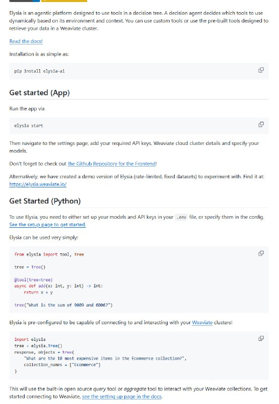 Elysia 推出：两行命令启动最先进开源 agentic RAG 应用，真正简化数据驱动 AI 开发