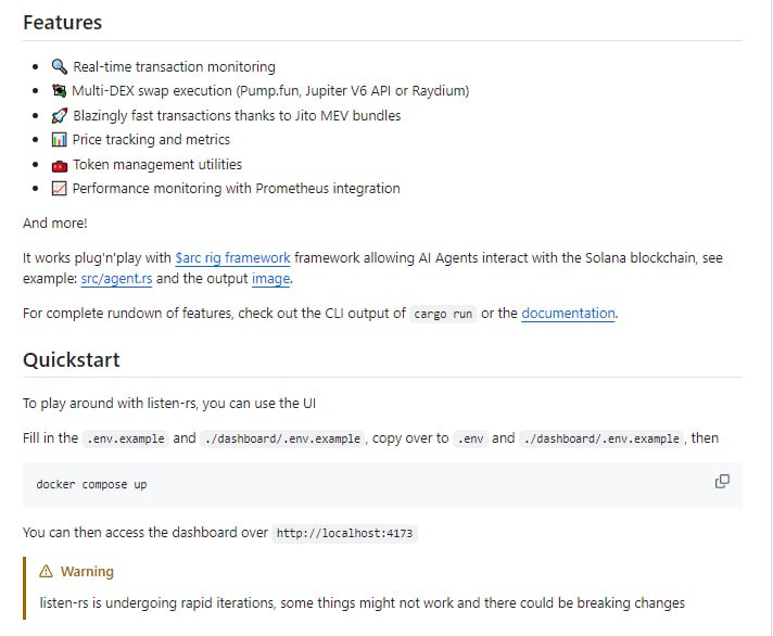 Solana瑞士军刀工具包，为交易者提供一站式的区块链交易辅助功能，包括实时交易监控、多平台代币兑换和性能监控，助力用户高效管理交易listen | #工具