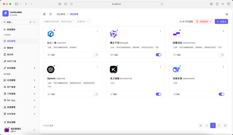 FastbuildAI：面向开发者与创业者的开源 AI 框架，零代码即可快速部署本地原生 AI 应用，内置完整变现体系，非技术用户同样友好
