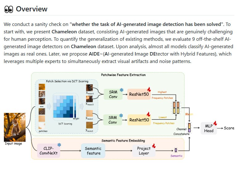 AIDE：AI生成图像检测的“验真专家”