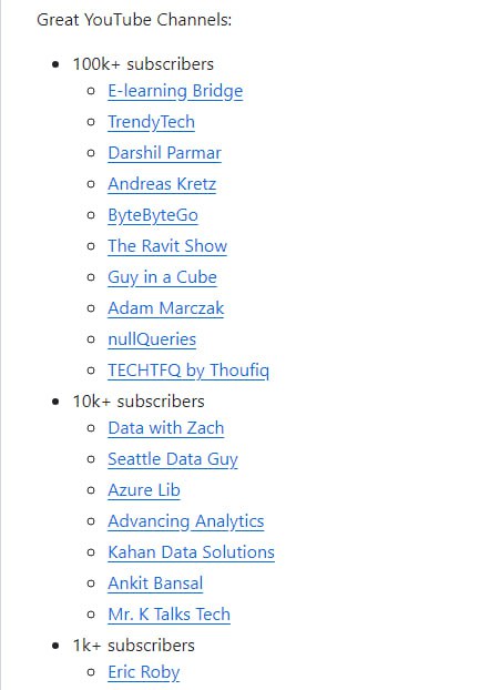 The Data Engineering Handbook：该存储库拥有成为出色的数据工程师所需的所有资源，教程、博客、订阅邮件列表等