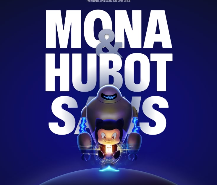 Mona Sans、 Hubot Sans：Github 推出的免费开源字体Mona Sans 是一个强大的和多用途的字体，在产品、网页和印刷品方面都有很好的表现
