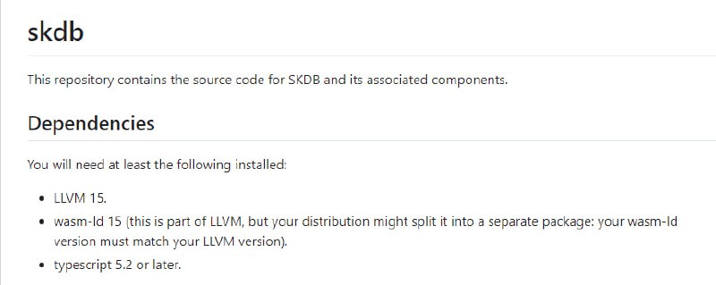 SKDB：嵌入式同步SQL数据库，为数据一致性提供保障，适用于需要实时数据同步的应用场景