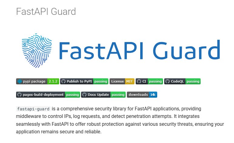 fastapi-guard：为FastAPI应用提供全方位安全防护的中间件库