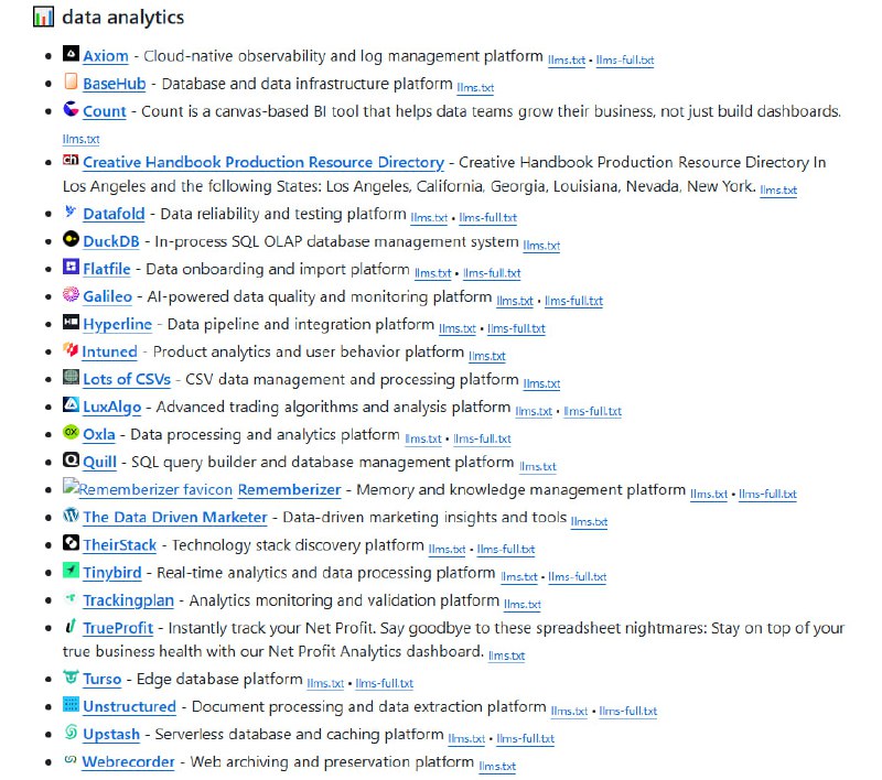 llms.txt-hub：AI文档和工具的标准化目录，助力AI模型更好地理解和使用你的项目文档