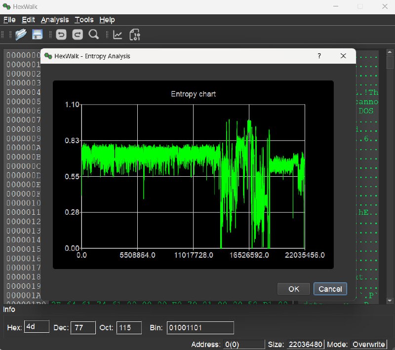 HexWalk - Hex Editor/Viewer/Analyzer：支持跨平台的十六进制编辑器、查看器和分析器，支持高级搜索、Binwalk集成、熵分析、字节地图、哈希计算器、二进制/十进制/十六进制转换等HexWalk - Hex Editor/Viewer/Analyzer：支持跨平台的十六进制编辑器、查看器和分析器，支持高级搜索、Binwalk集成、熵分析、字节地图、哈希计算器、二进制/十进制/十六进制转换等