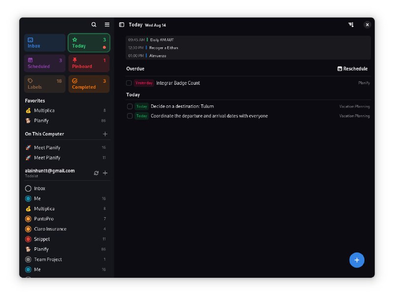 Linux 下高颜值任务管理器Planify，集成Todoist与Nextcloud同步，助力高效工作流程管理