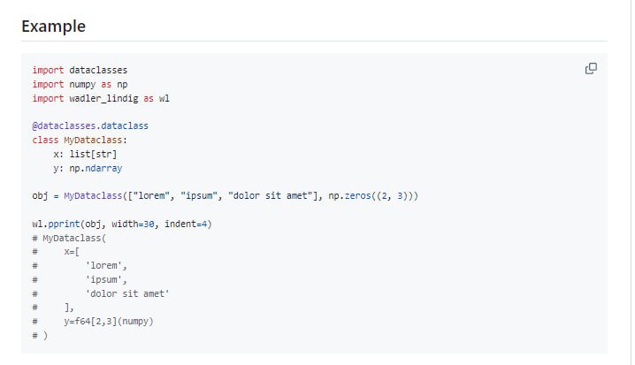 wadler_lindig：一个Python的Wadler-Lindig风格的精美打印库，让你的代码输出更加优雅