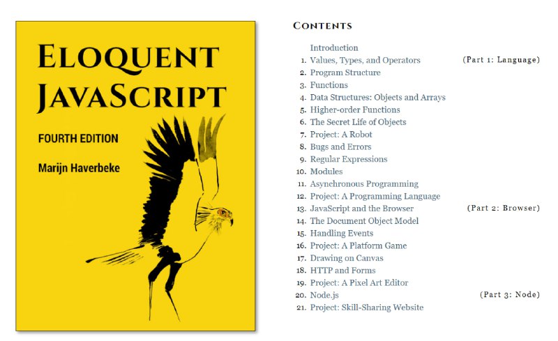 JavaScript 第四版：Eloquent JavaScript | #电子书 #js 这本书将试图让你足够熟悉这种语言