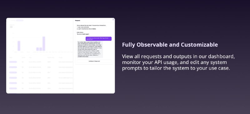 Remembrall：一个API平台，它能为基于LLM的应用提供长期记忆能力，允许开发者只需两行代码即可将上下文信息插入到LLM调用中，这样LLM就可以利用用户聊天记录和相关文档进行回应 | #APIRemembrall：一个API平台，它能为基于LLM的应用提供长期记忆能力，允许开发者只需两行代码即可将上下文信息插入到LLM调用中，这样LLM就可以利用用户聊天记录和相关文档进行回应 | #API