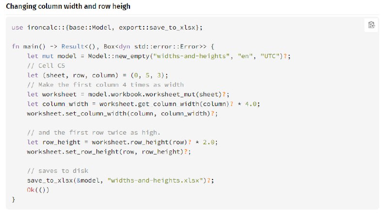 IronCalc：新一代现代电子表格引擎，用于多样化环境中处理电子表格数据，支持多种编程语言集成，旨在构建不同界面如终端、桌面应用或网页应用IronCalc：新一代现代电子表格引擎，用于多样化环境中处理电子表格数据，支持多种编程语言集成，旨在构建不同界面如终端、桌面应用或网页应用